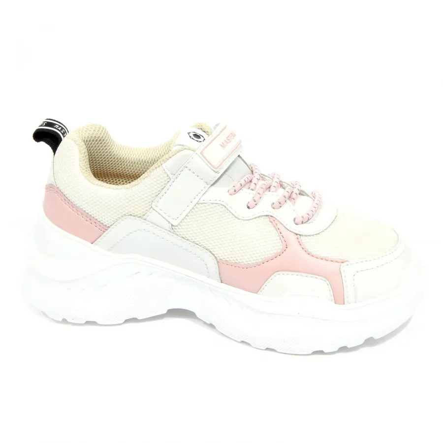 G3986 sneaker bimba girl MOA MASTER OF ARTS white/pink shoe kids