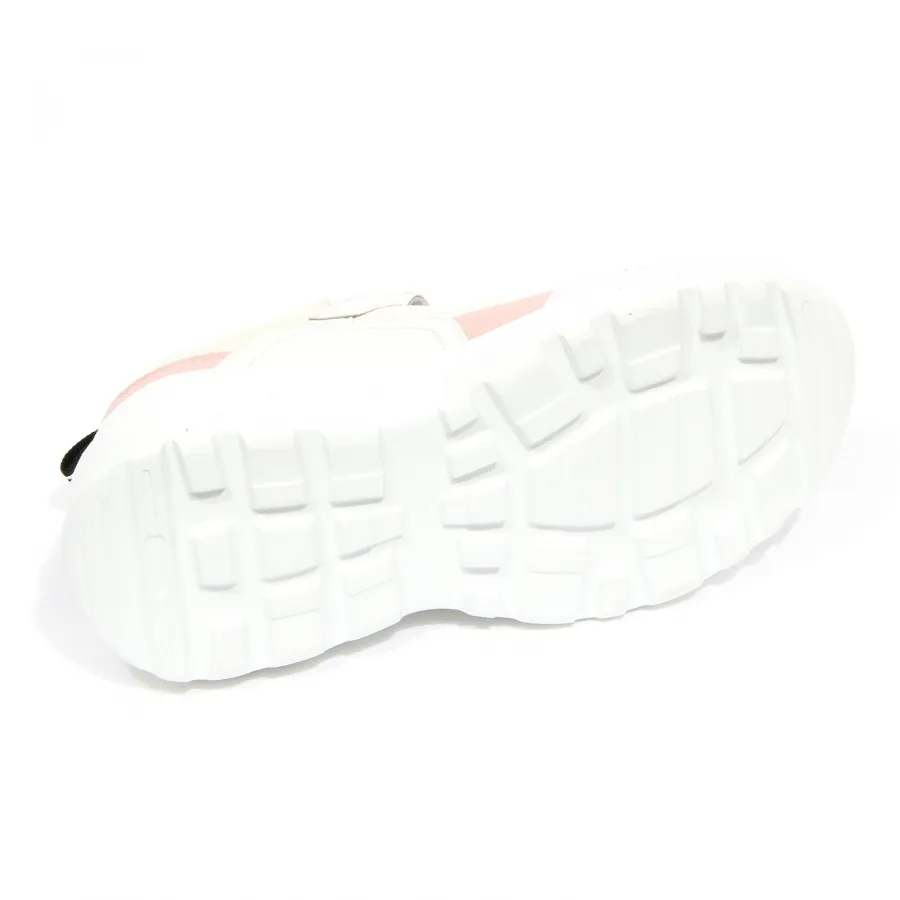 G3986 sneaker bimba girl MOA MASTER OF ARTS white/pink shoe kids