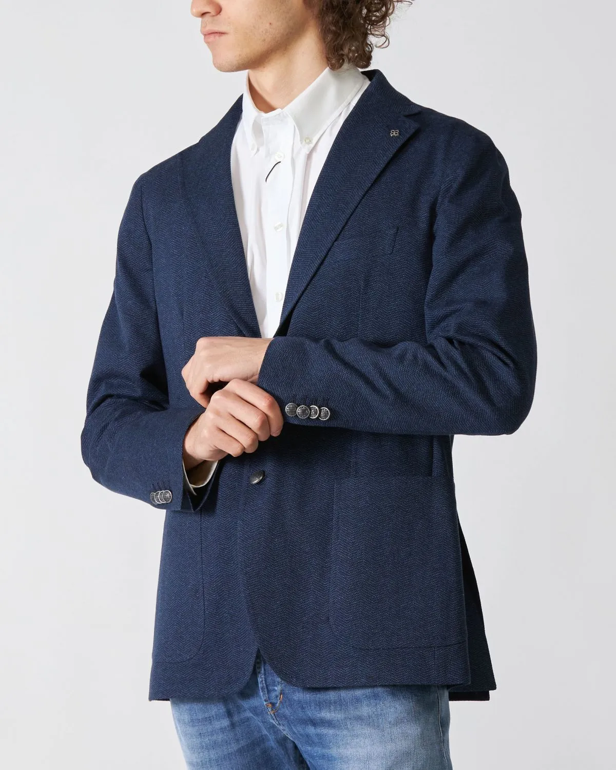 Giacca Monopetto Blu