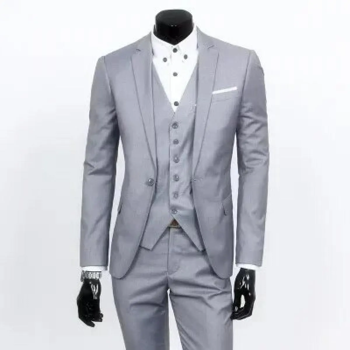 Giacca Pantaloni Gilet Abiti da uomo Slim Fit Smoking Abito di moda di marca Giacca da sposa Nuovo arrivo Lavoro Cappotto da lav
