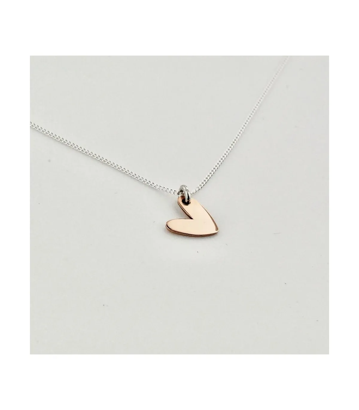 Girocollo Donna Cuore Oro Rosa 9k SGIRCUOG