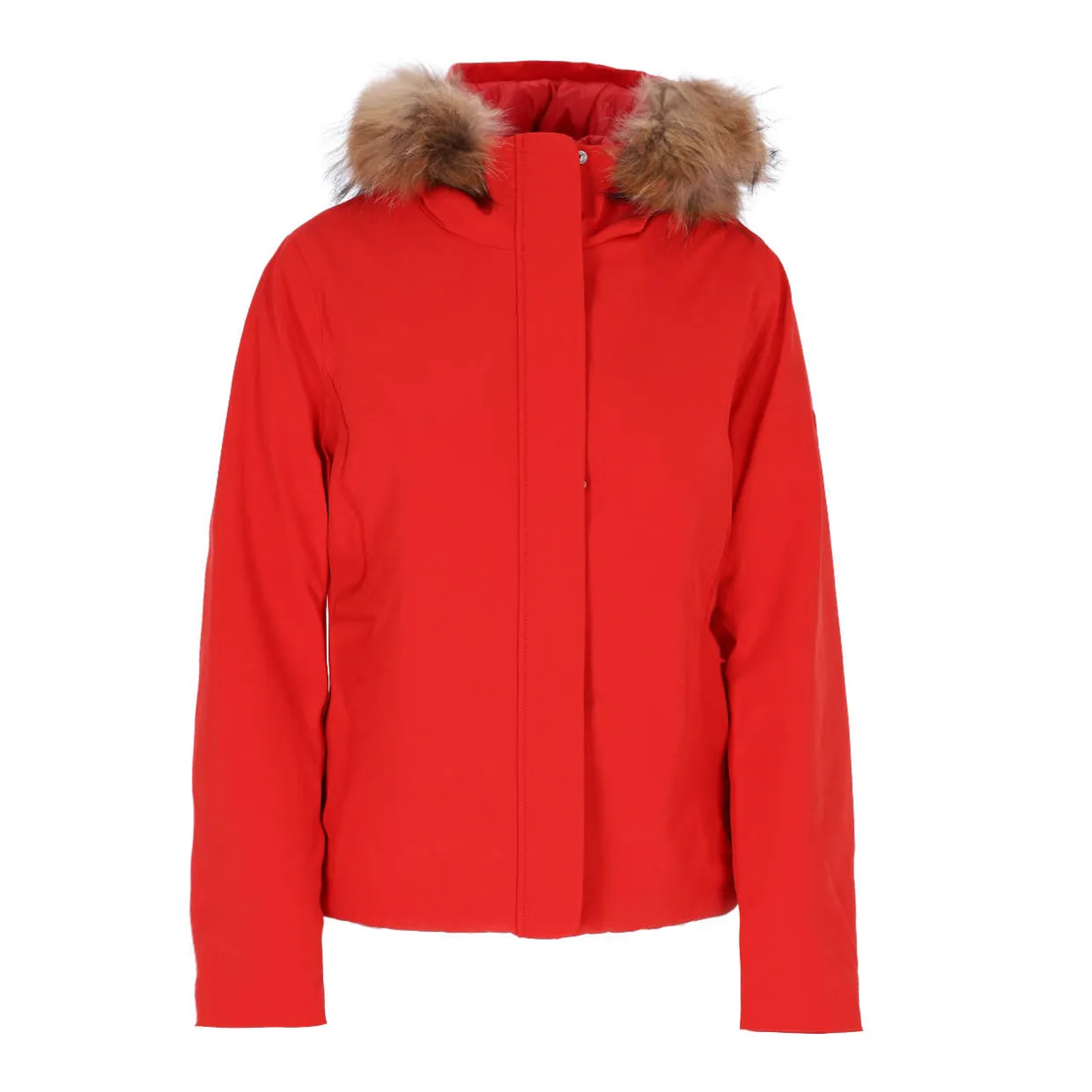 Giubbino Donna Ciesse Piumini Vilia Pelliccia Rosso