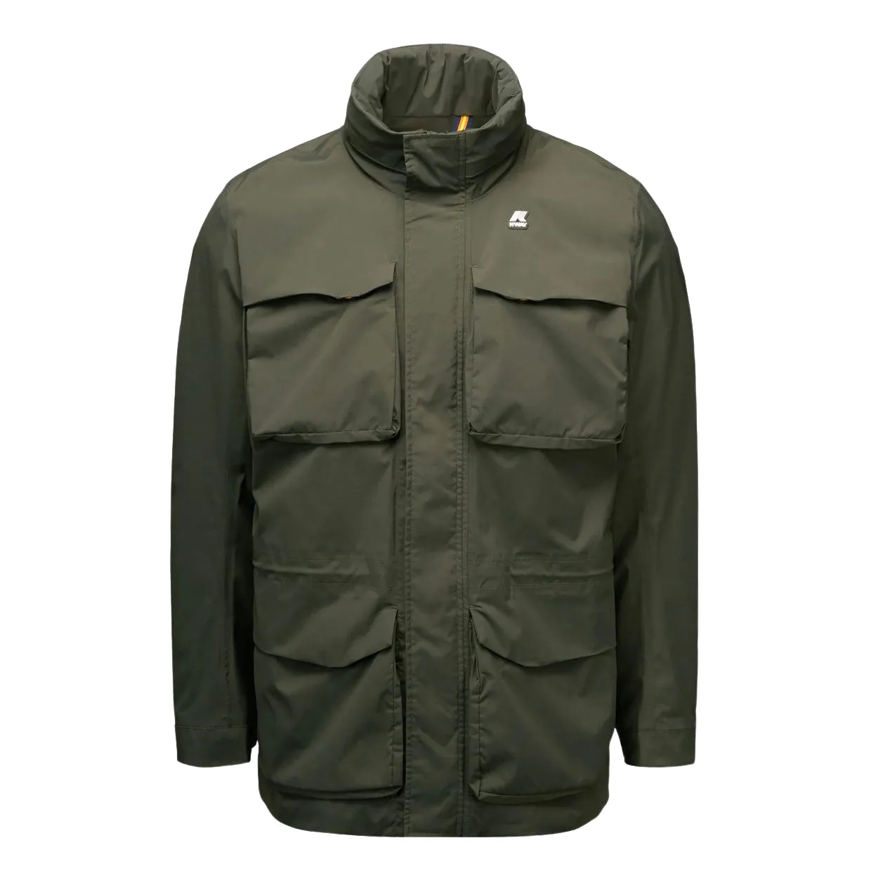Giubbino K-Way Manphy Stretch Nylon Jersey Verde