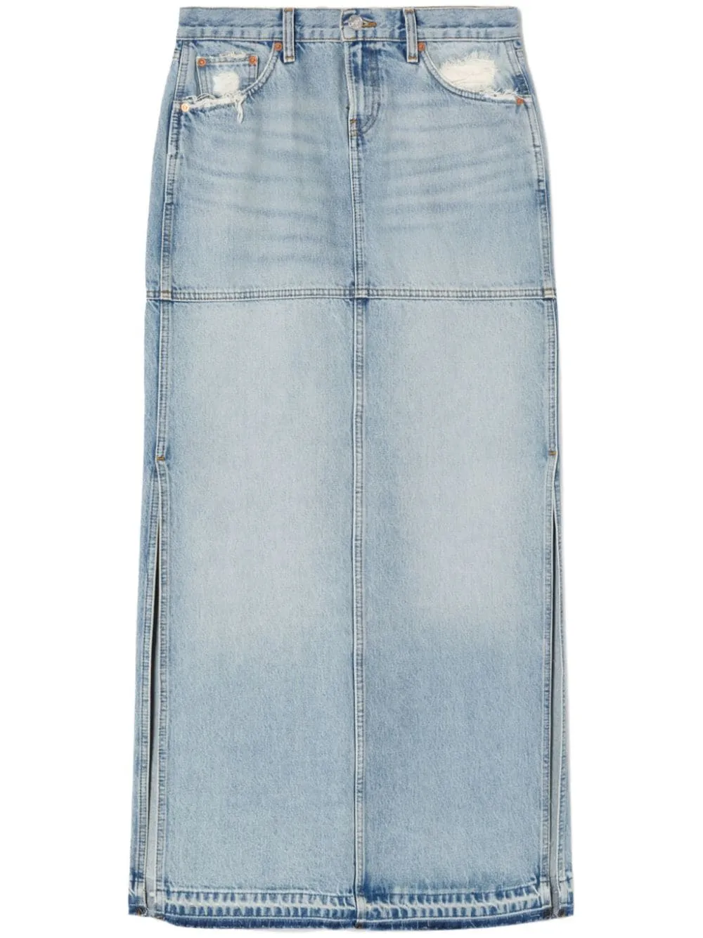 Gonna denim in blu - donna