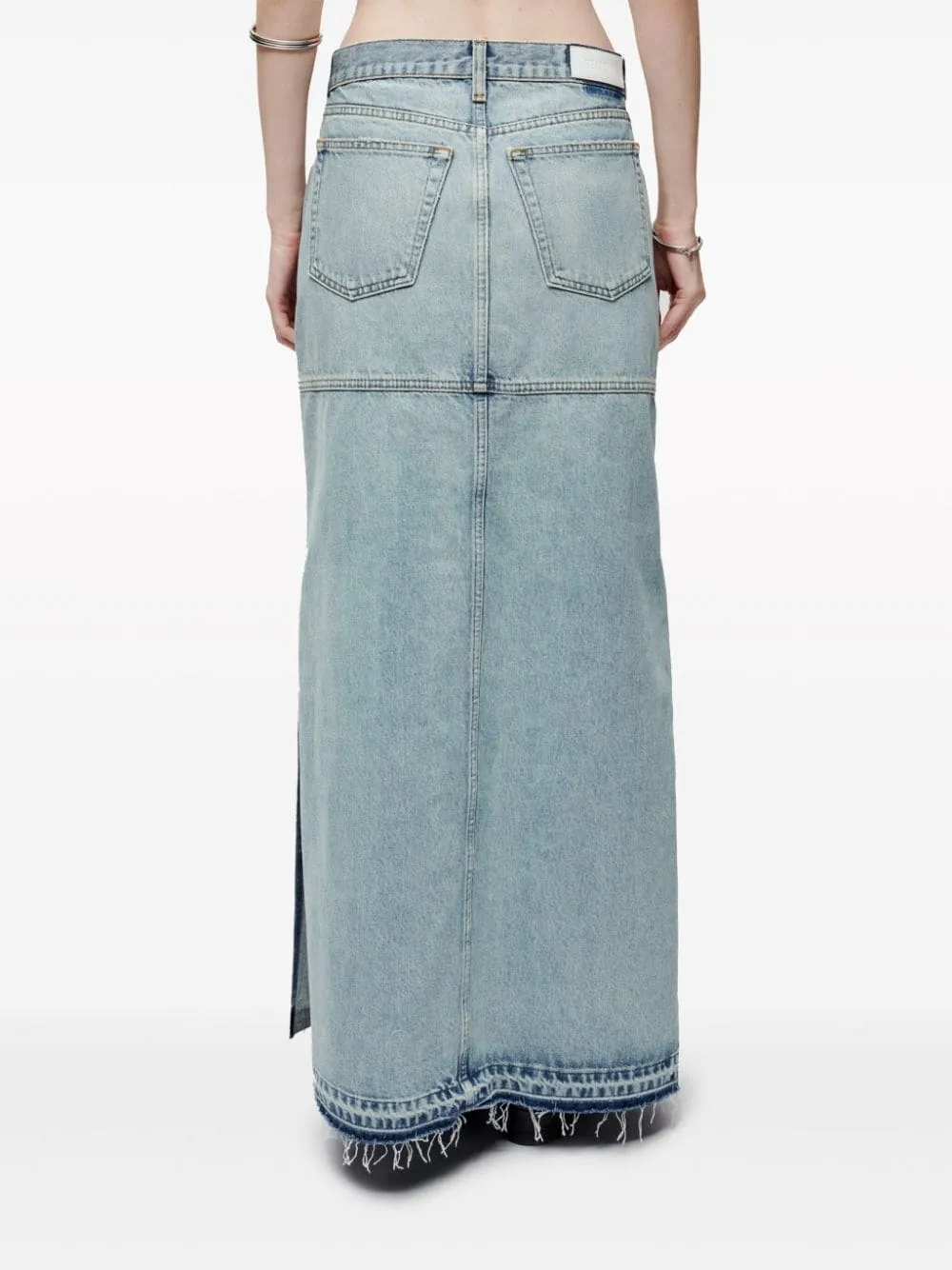 Gonna denim in blu - donna
