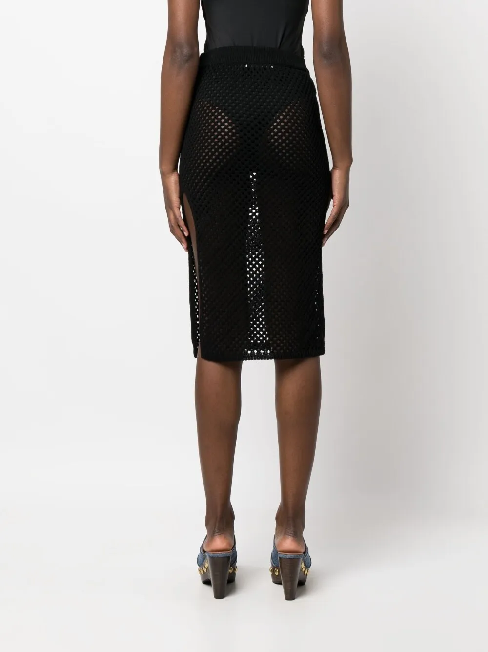 Gonna midi in nero - donna