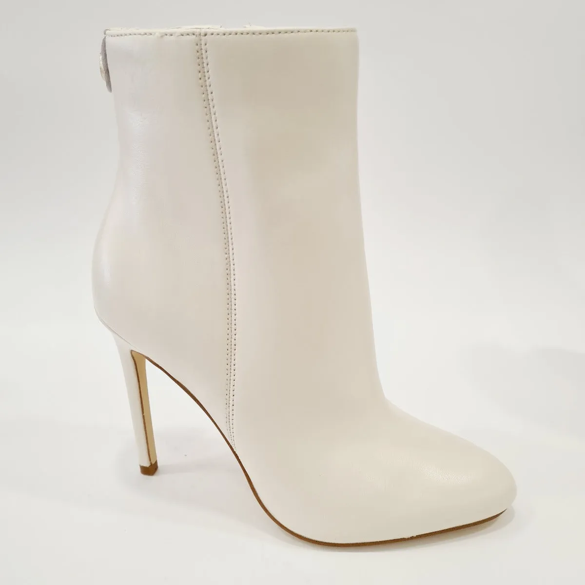 Guess Tronchetto Pelle Crema tacco 10,5 cm plateau interno 1 cm rif. G661