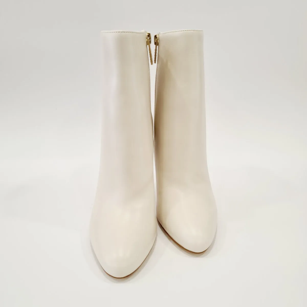 Guess Tronchetto Pelle Crema tacco 10,5 cm plateau interno 1 cm rif. G661