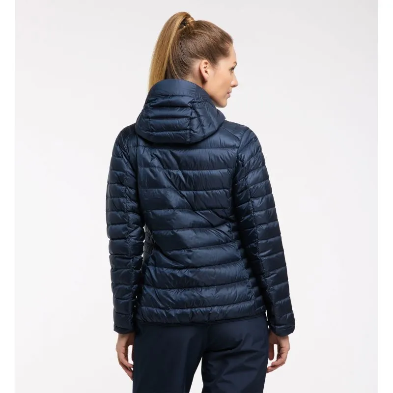 HAGLÖFS Roc Piumino con cappuccio (Tarn Blue) per donna