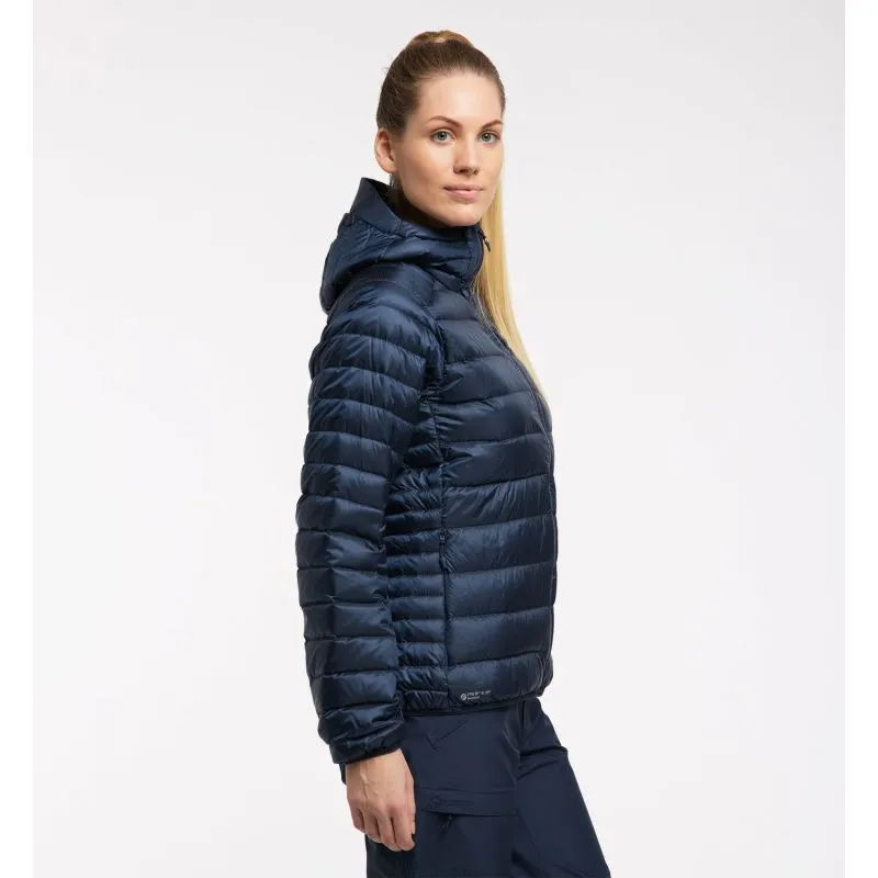 HAGLÖFS Roc Piumino con cappuccio (Tarn Blue) per donna