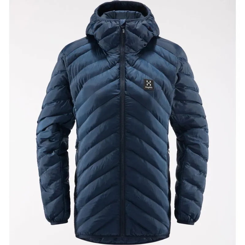 Haglöfs Särna Mimic Hood (Tarn Blue) piumino da donna