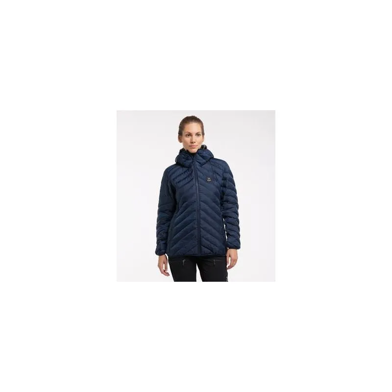 Haglöfs Särna Mimic Hood (Tarn Blue) piumino da donna