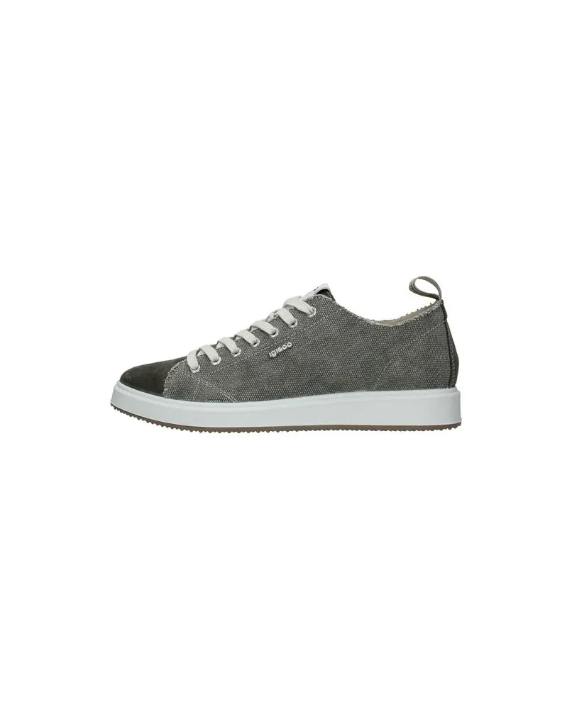 IGI&CO 7127111 sneakers scarpe uomo casual in pelle verde