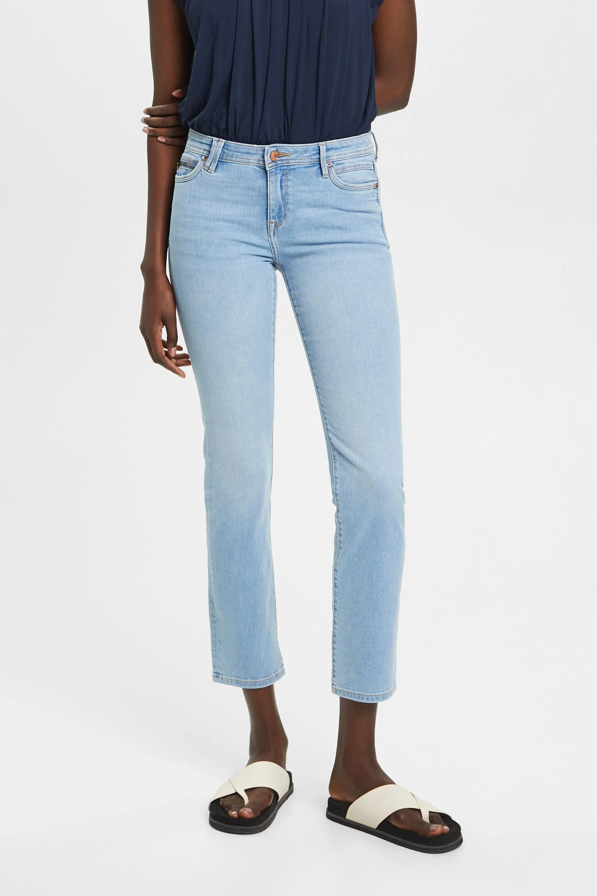 Jeans a gamba larga