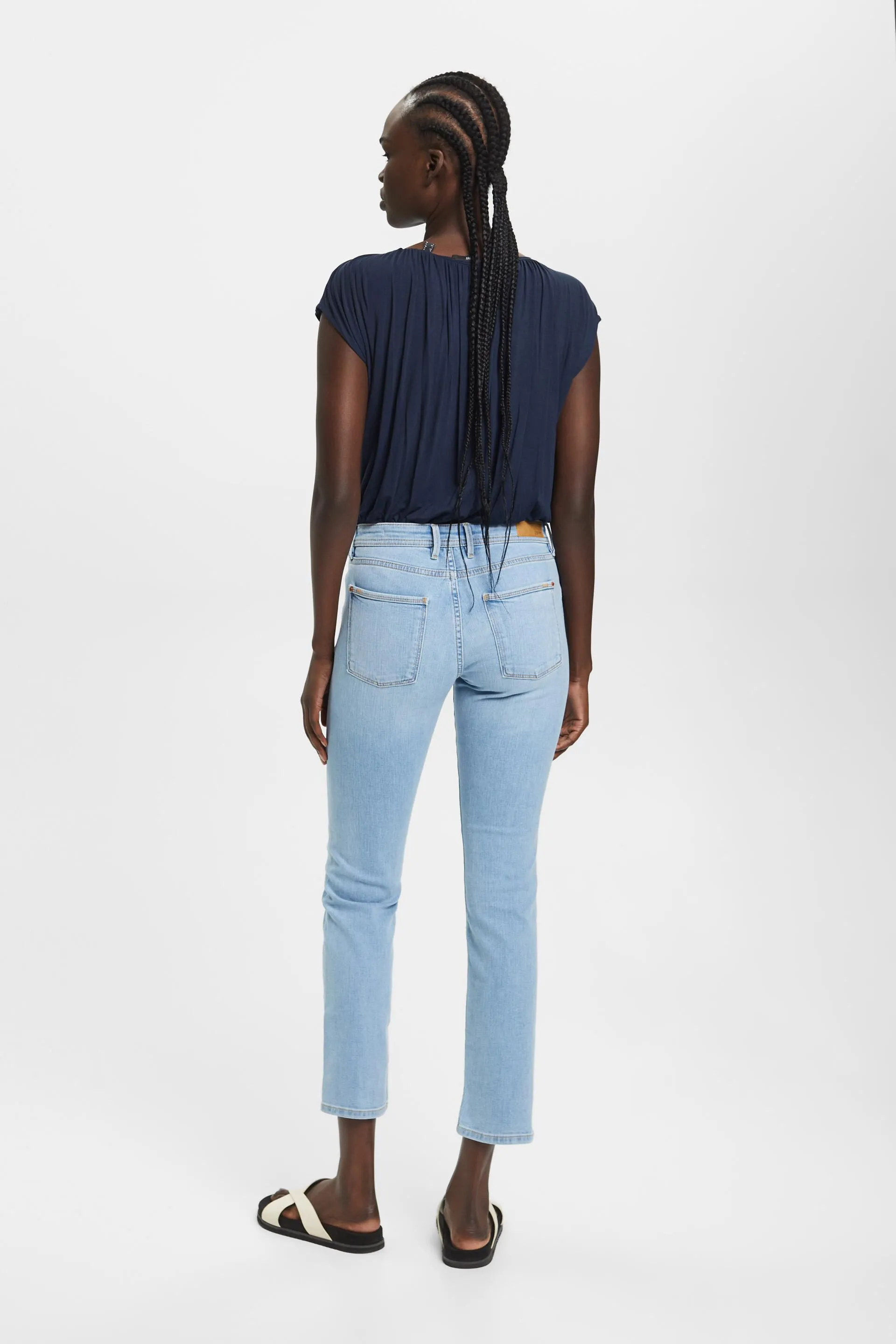 Jeans a gamba larga