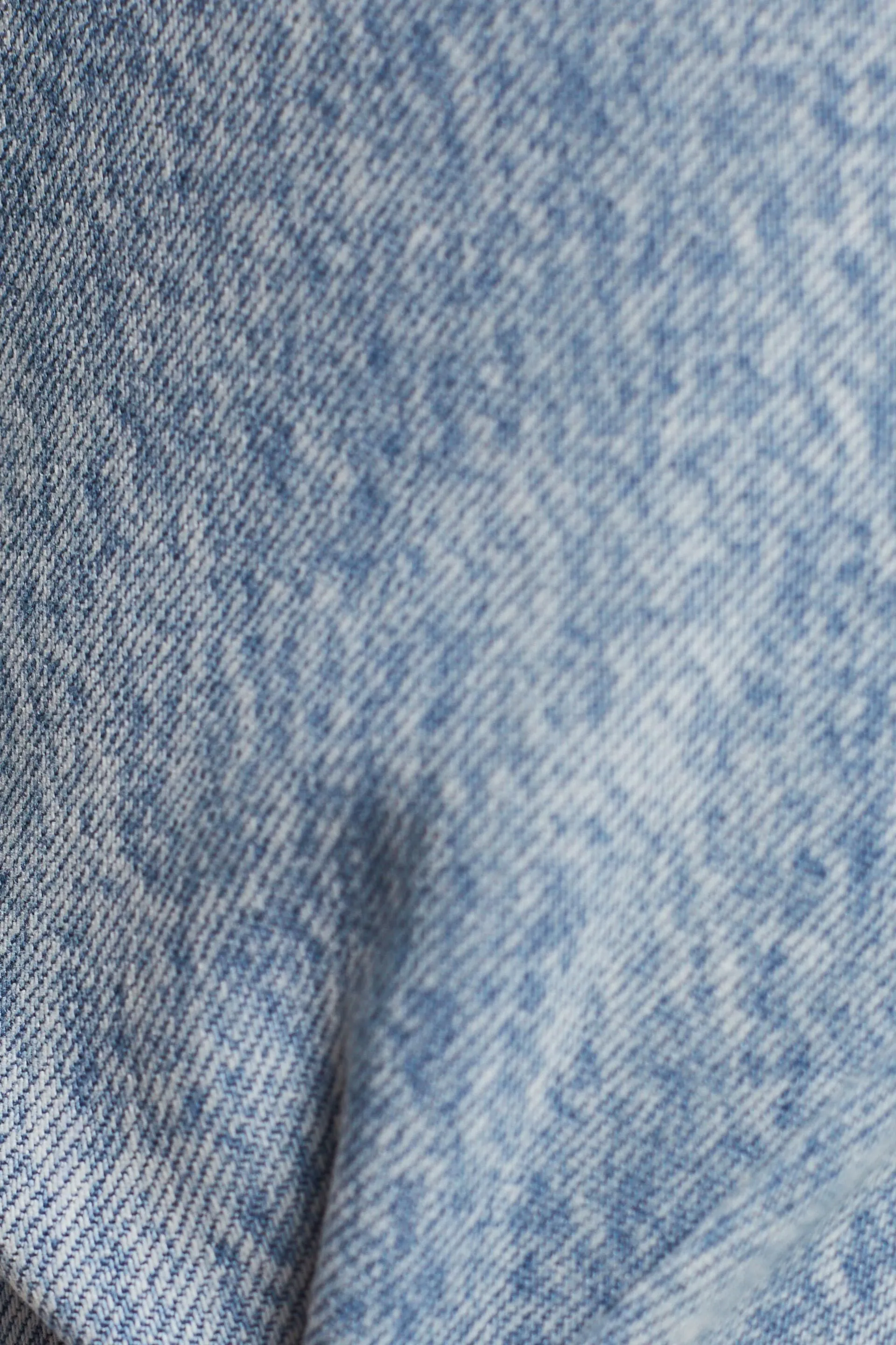 Joggers in denim con ampia e morbida gamba