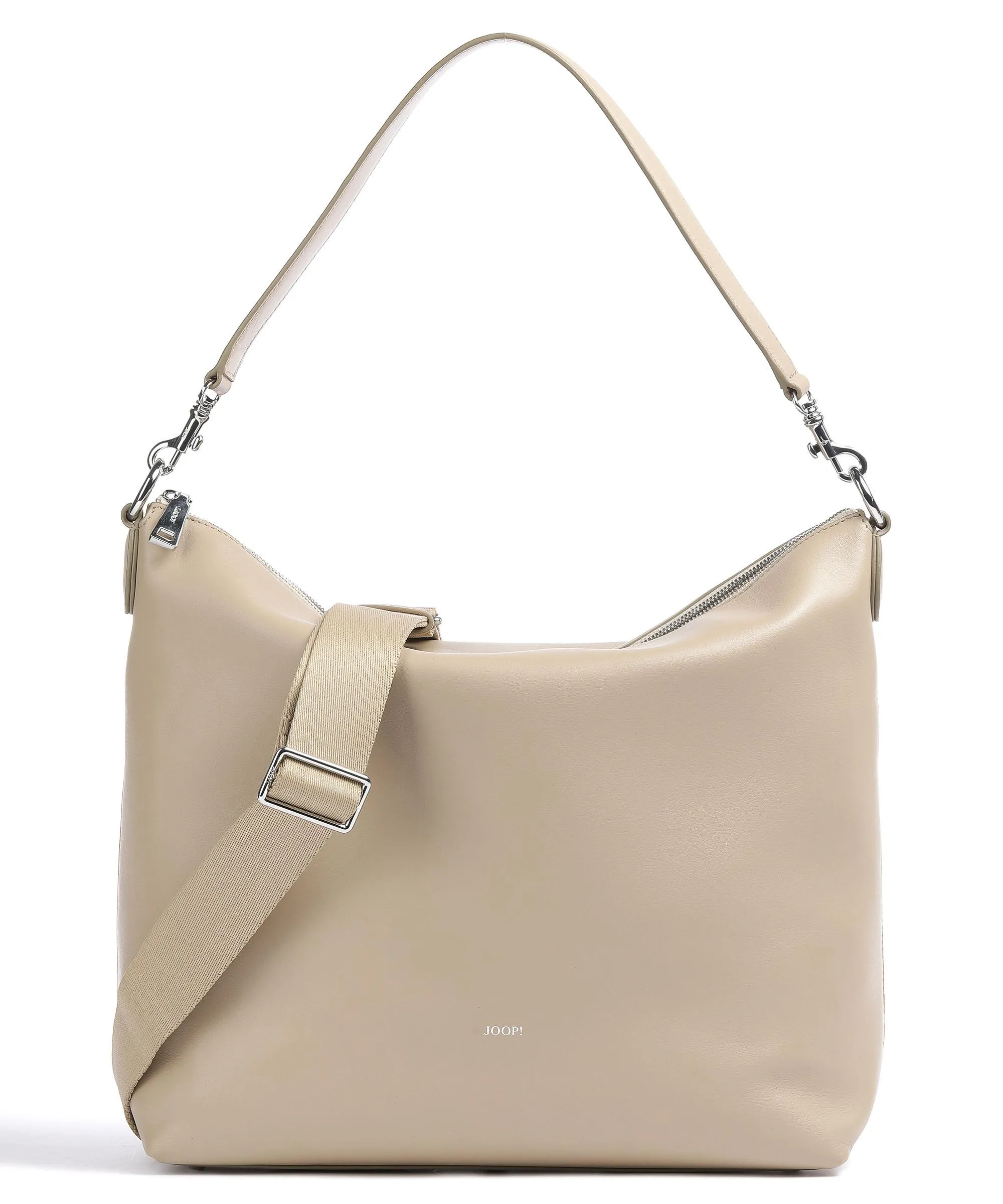  JOOP! Sofisticato 1.0 Alara Borsa hobo saffiano leather beige  