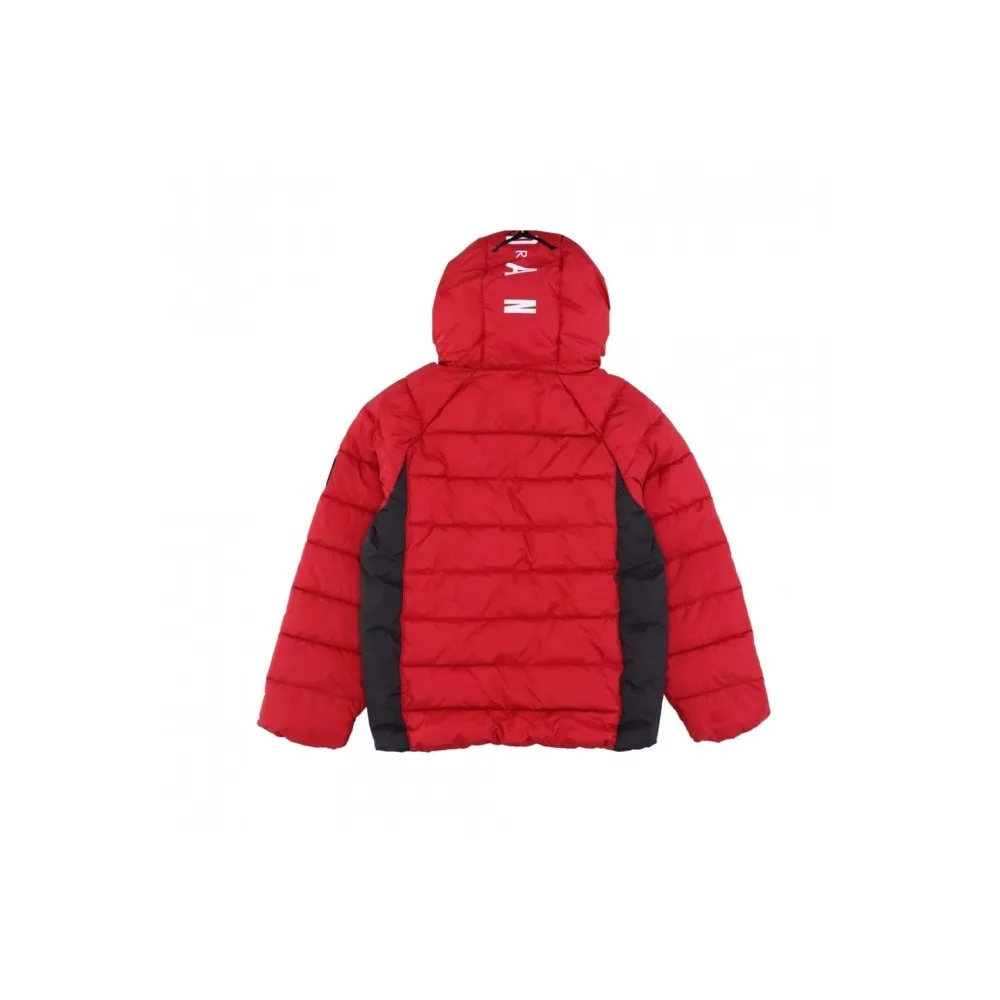 JORDAN - PIUMINO FAUX DOWN - BAMBINO - ROSSO-NERO - 95B667-R78