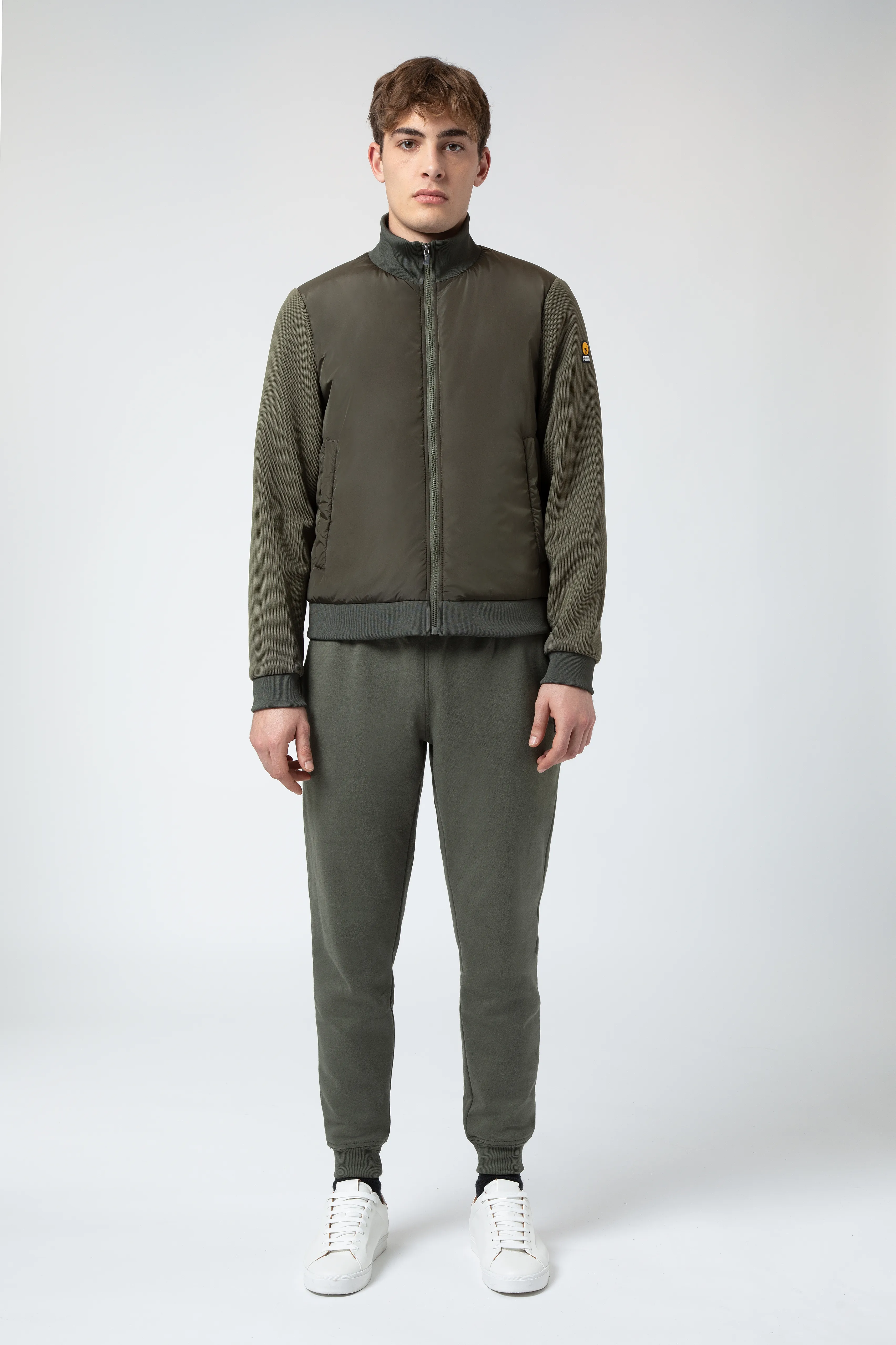 KIMMY – Military green hybrid jacket