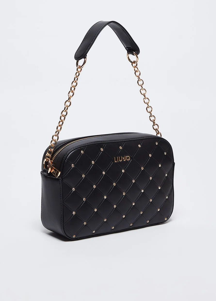 LIU-JO Borsa a tracolla con strass n.