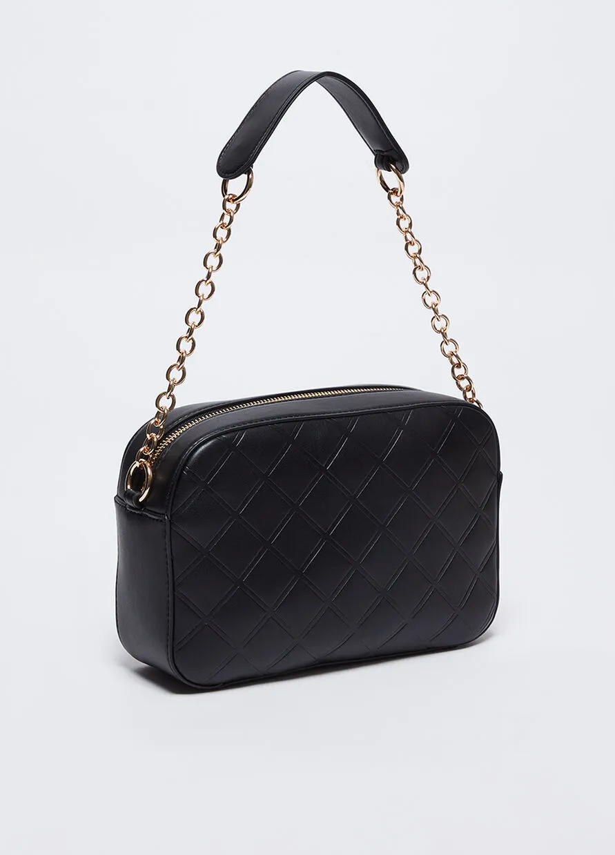 LIU-JO Borsa a tracolla con strass n.