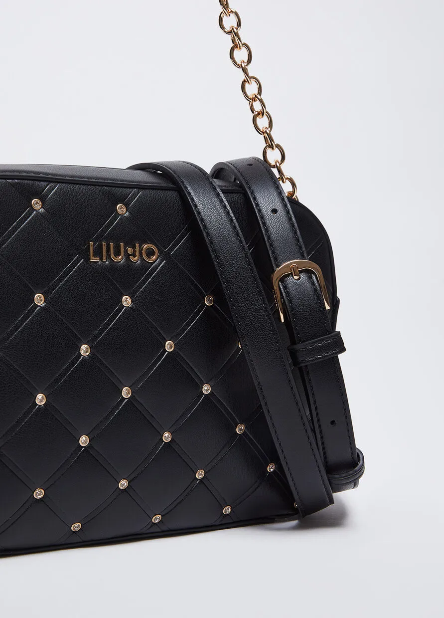 LIU-JO Borsa a tracolla con strass n.