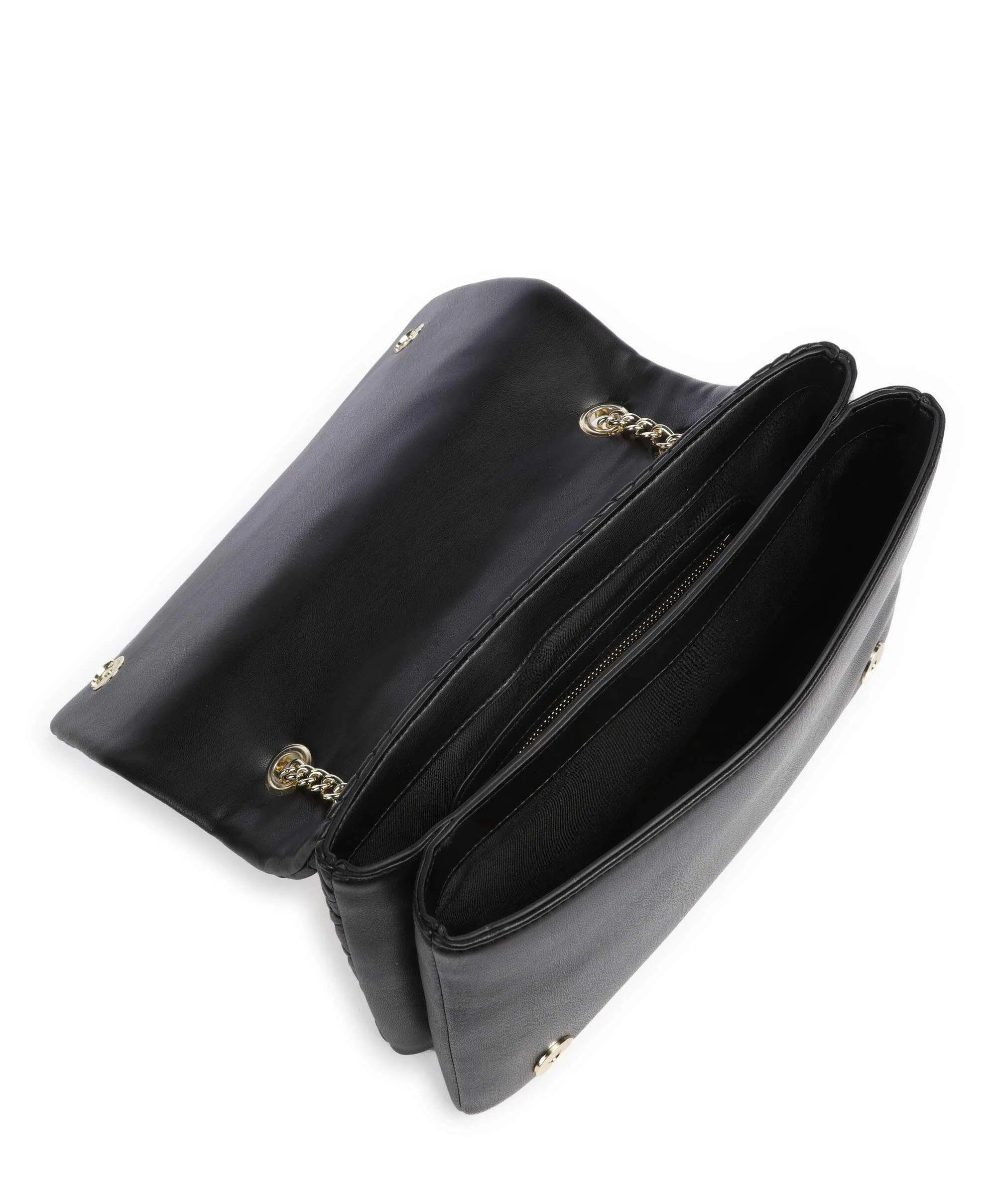  Love Moschino Quilted Borsa a spalla pelle sintetica nero  