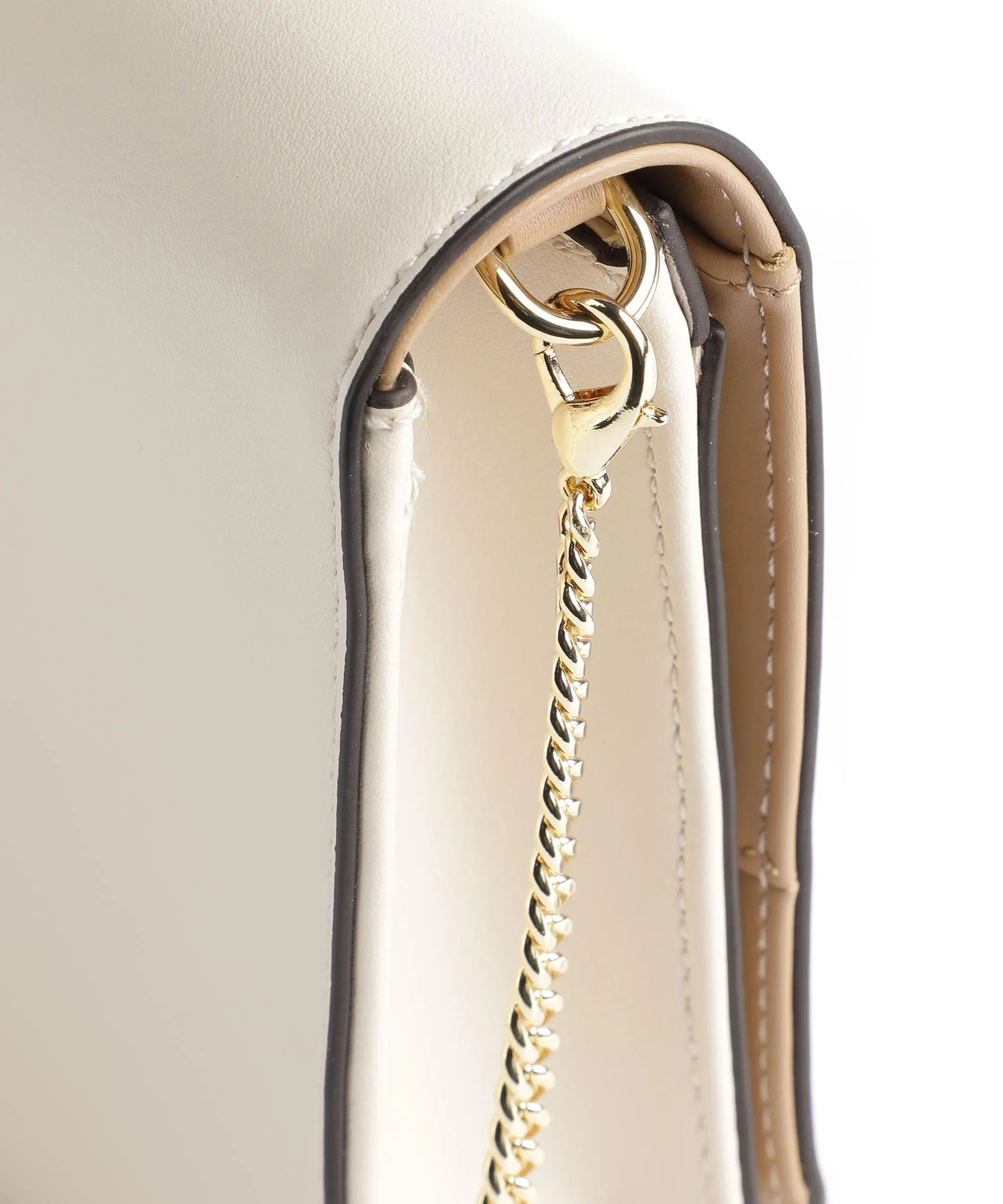  Love Moschino Smart Daily Borsa a spalla pelle sintetica avorio  