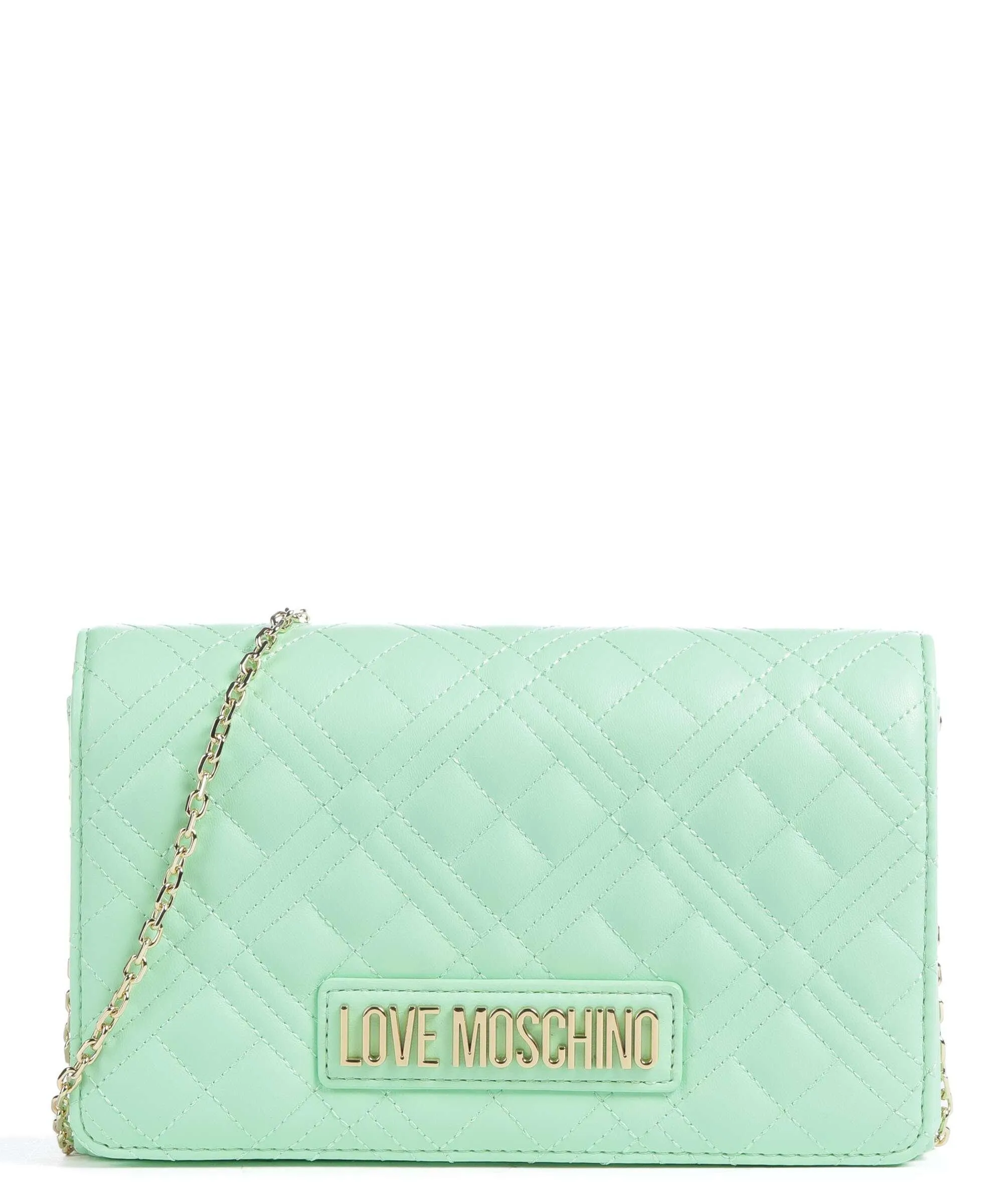  Love Moschino Smart Daily Borsa a tracolla pelle sintetica verde chiaro  