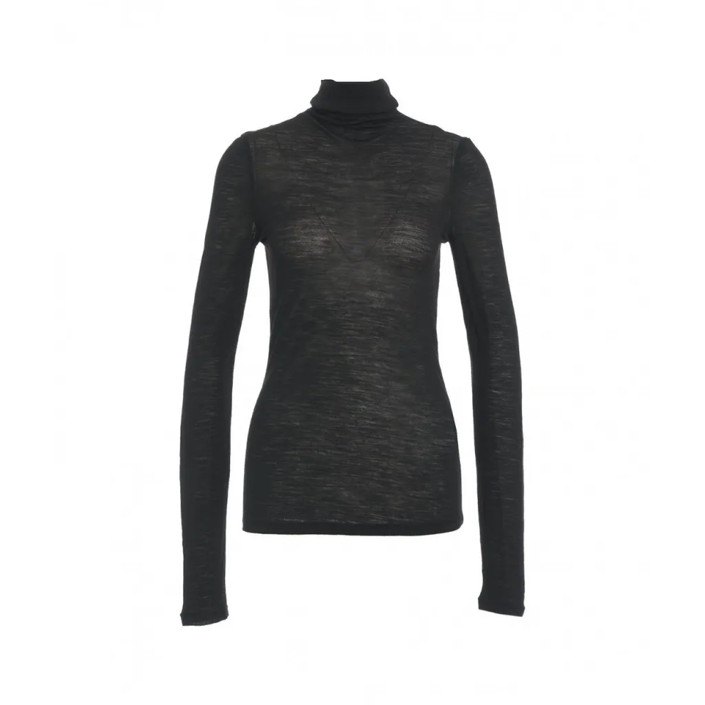 Maglia a collo alto nero