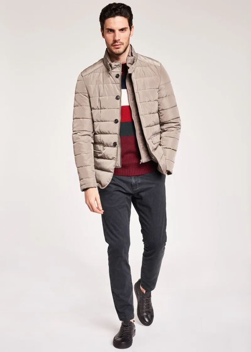 Maglia a righe in misto lana