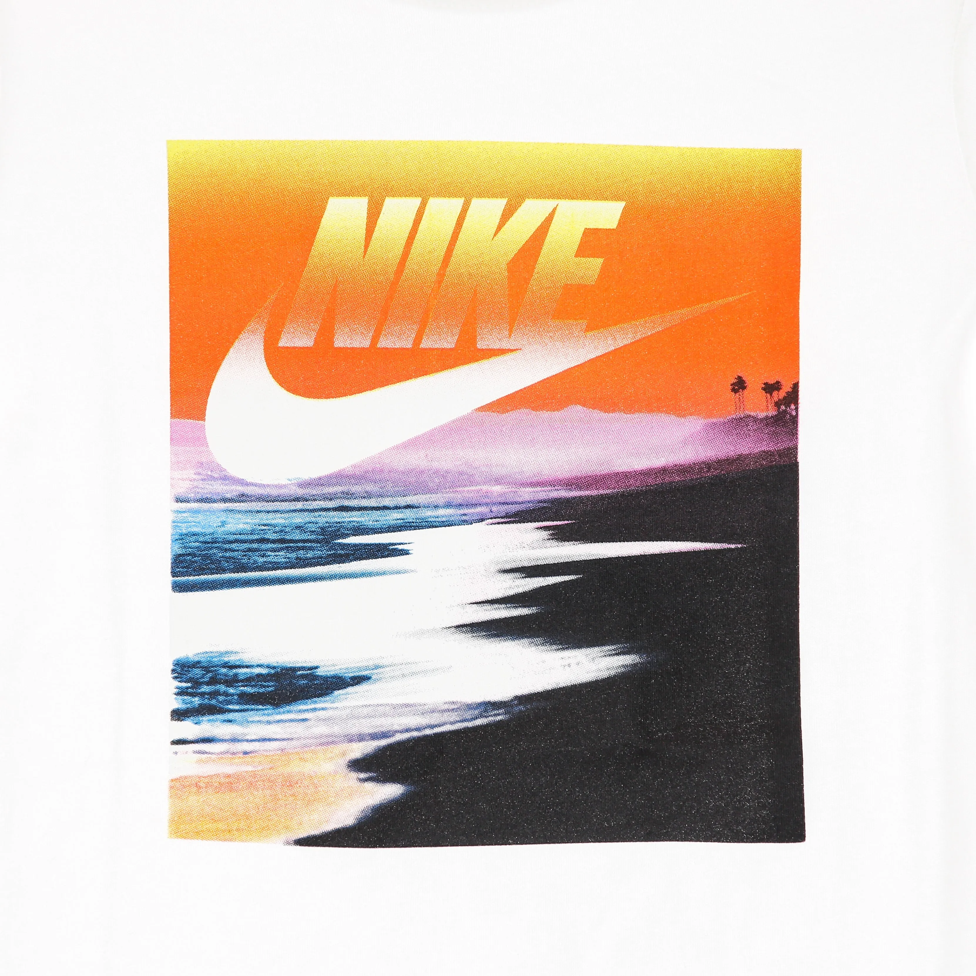 Maglietta Ragazzo Tee Futura Beach White