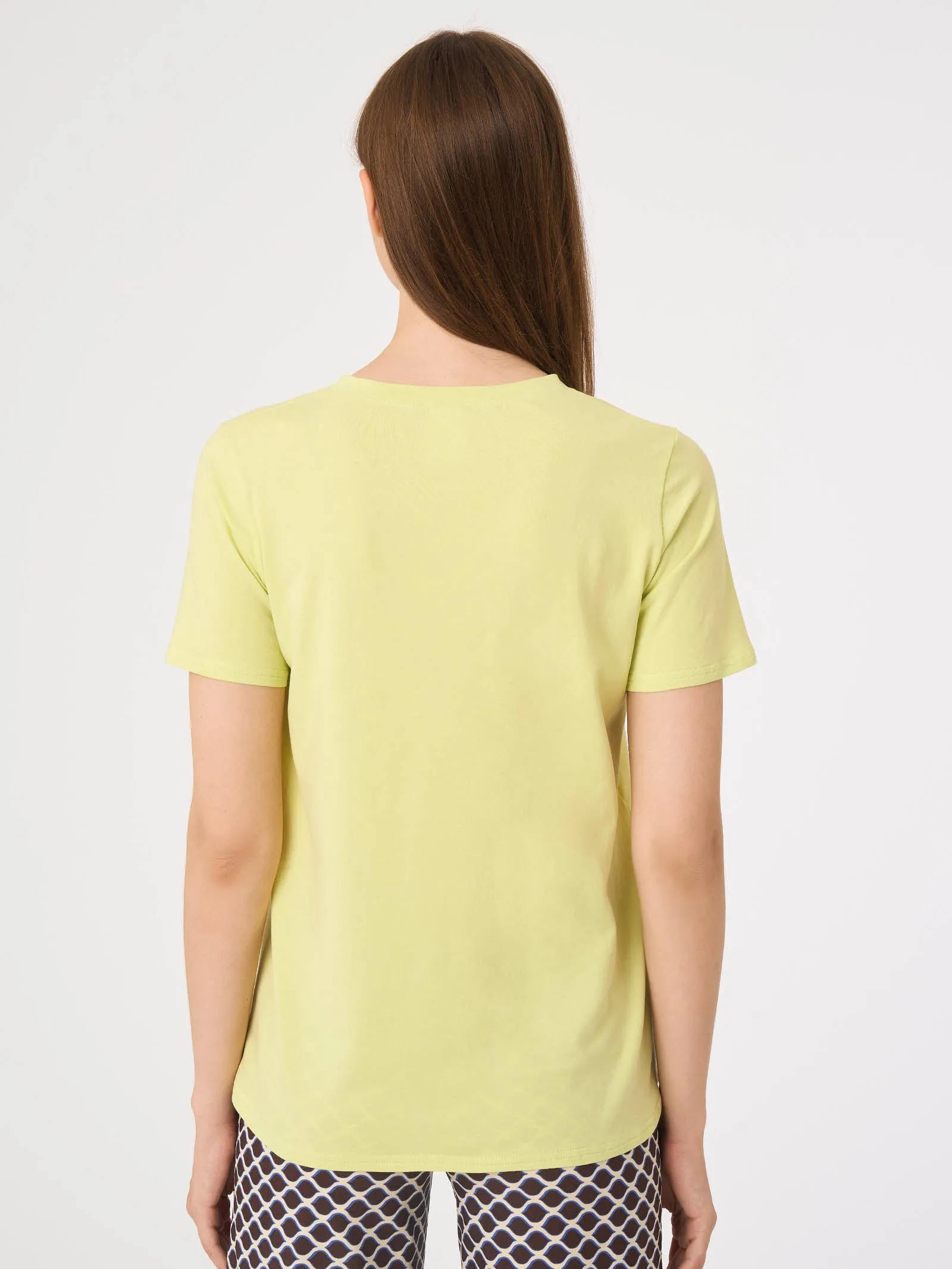Maglietta scollo a V in Ultralight - Daiquiri Green