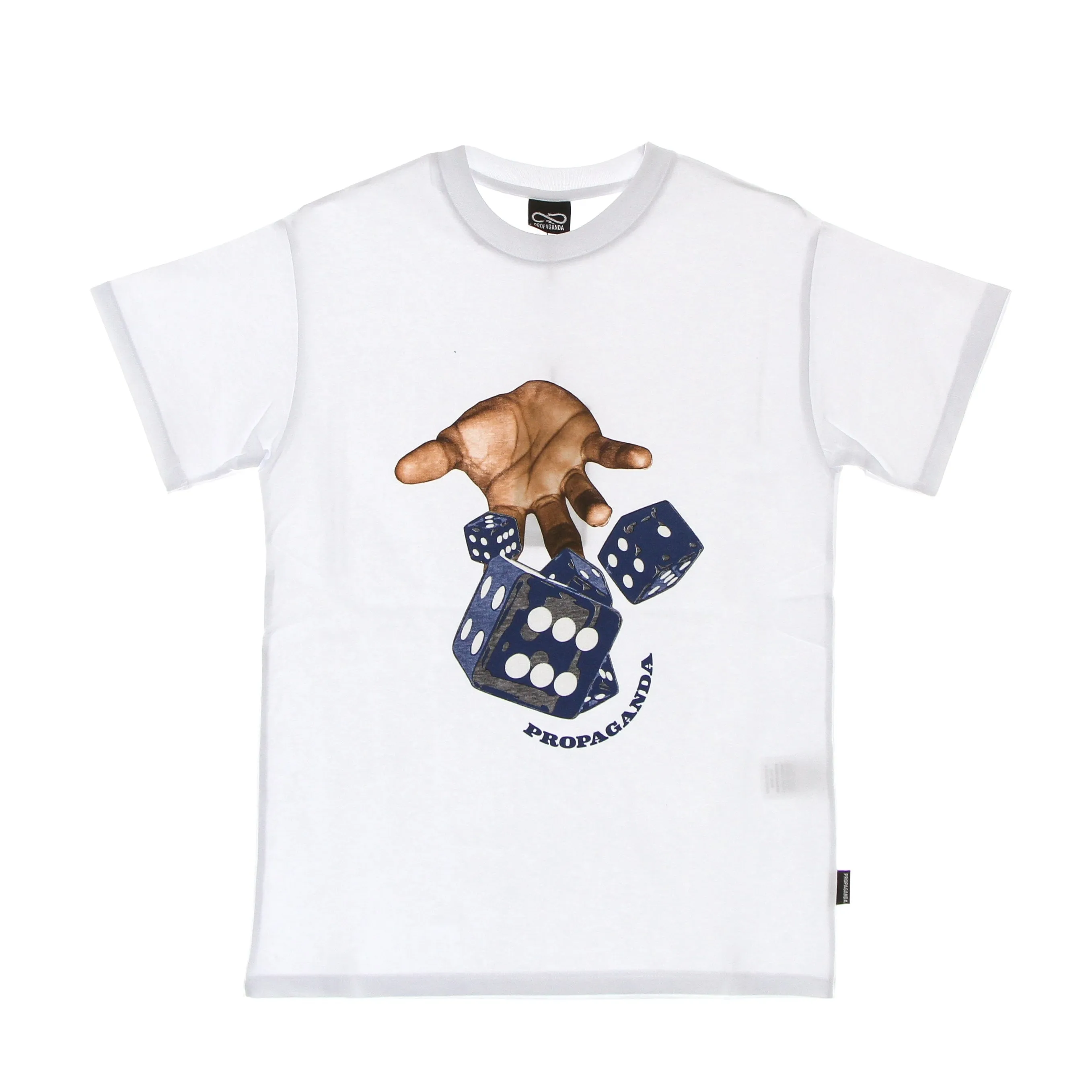 Maglietta Uomo Dice Tee White