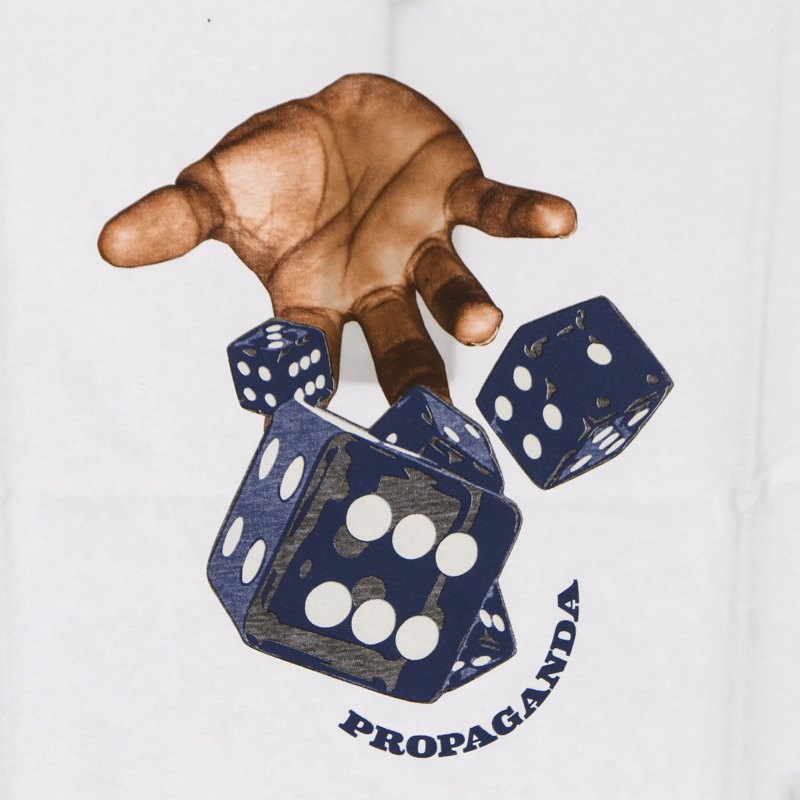 Maglietta Uomo Dice Tee White