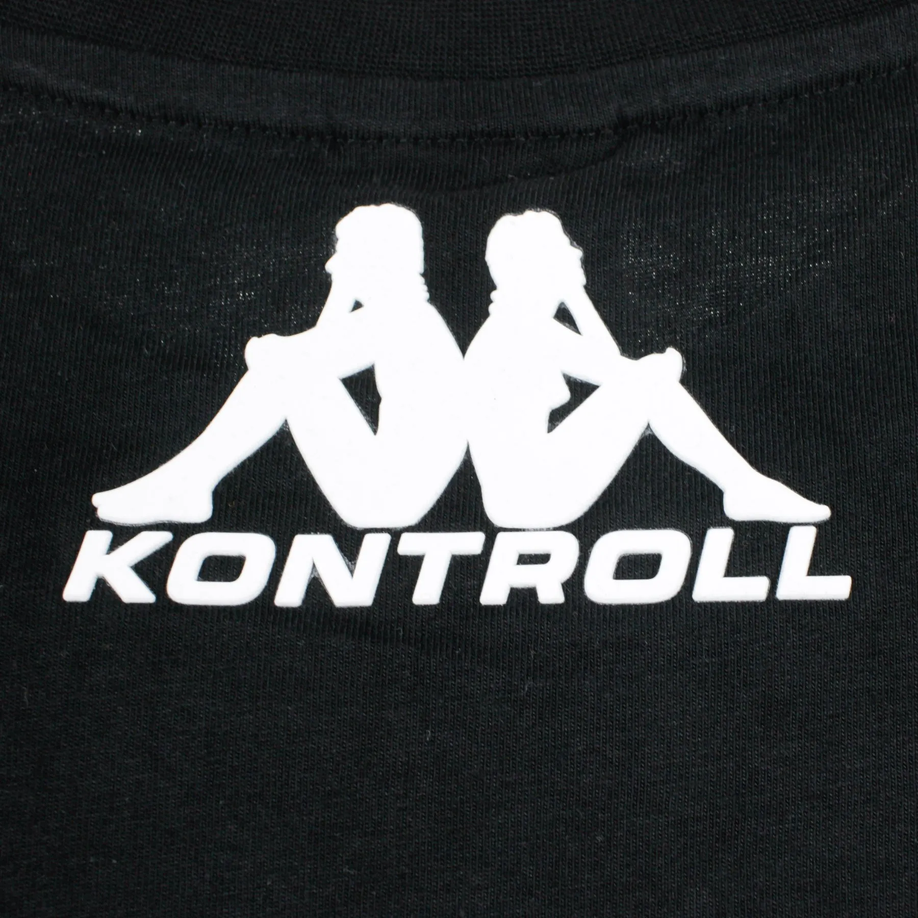 Maglietta Uomo Kontroll Tee Black/white