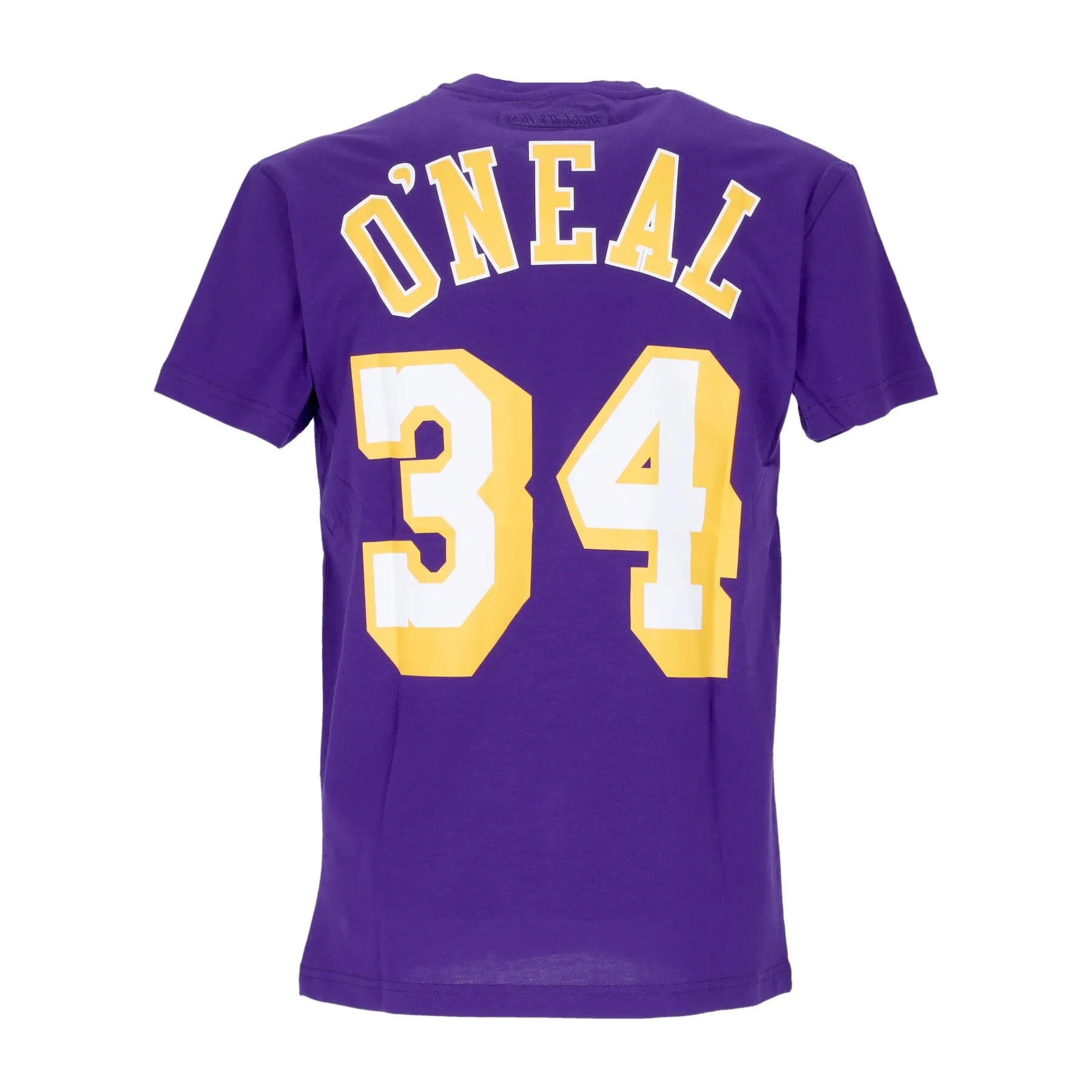 Maglietta Uomo Nba Tee Hardwood Classics No 34 Shaquille O'neal Loslak Original Team Colors