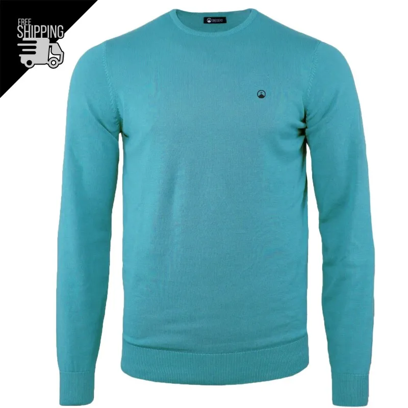 Maglione Cotone Girocollo Dresserd Manica Lunga 100% Cotone Regular Fit Maglioncino Primaverile
