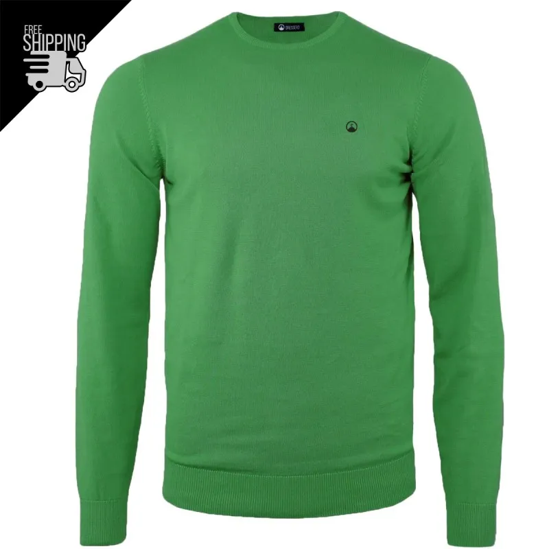 Maglione Cotone Girocollo Dresserd Manica Lunga 100% Cotone Regular Fit Maglioncino Primaverile