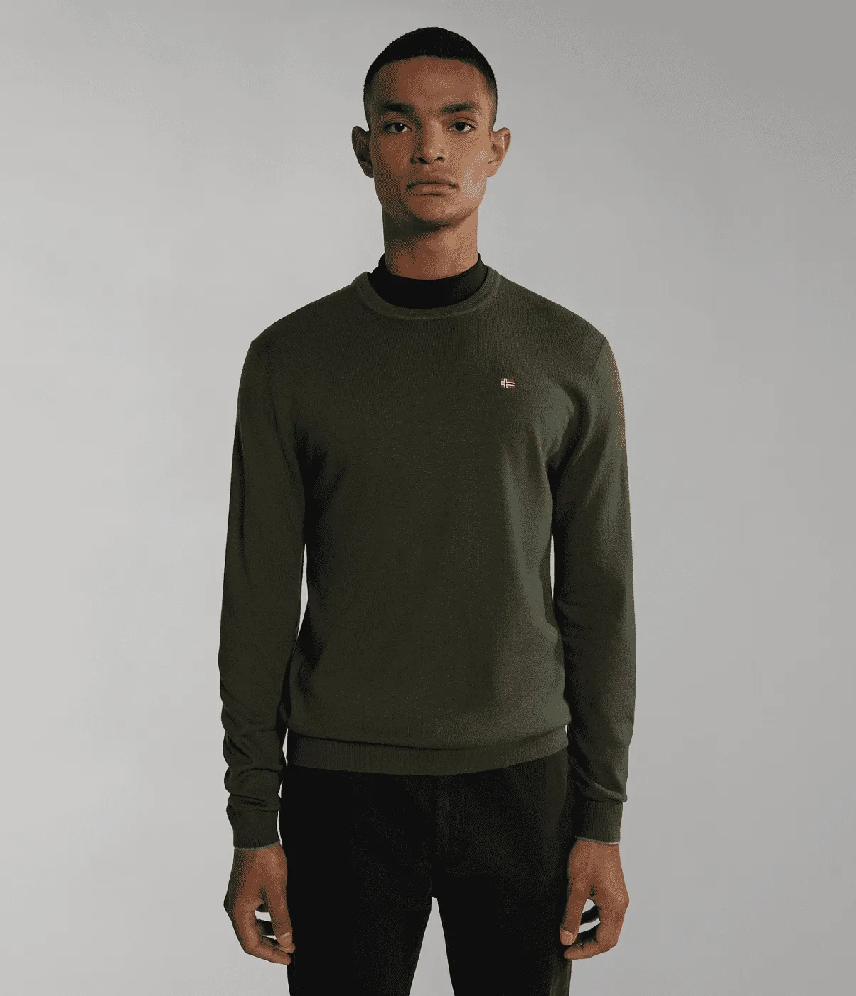 MAGLIONE DA UOMO NAPAPIJRI DAMAVAND C 4 GREEN DEPTHS NP0A4GJU GE4