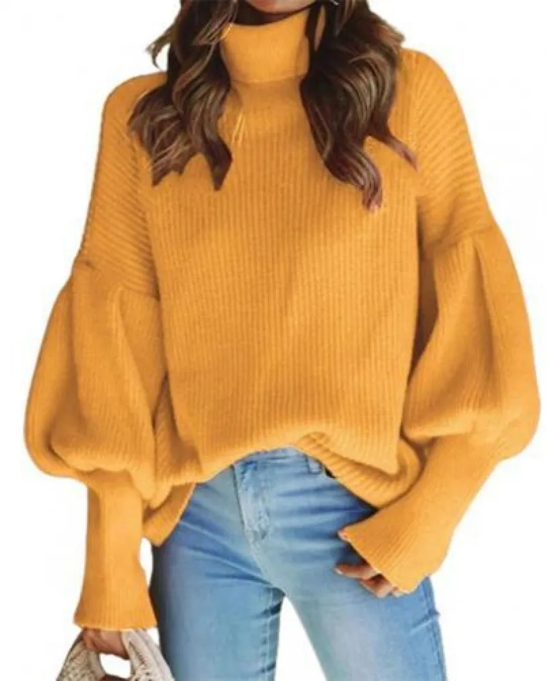 Maglione femminile alla moda Modern 4 colori Pullover Top non facile da