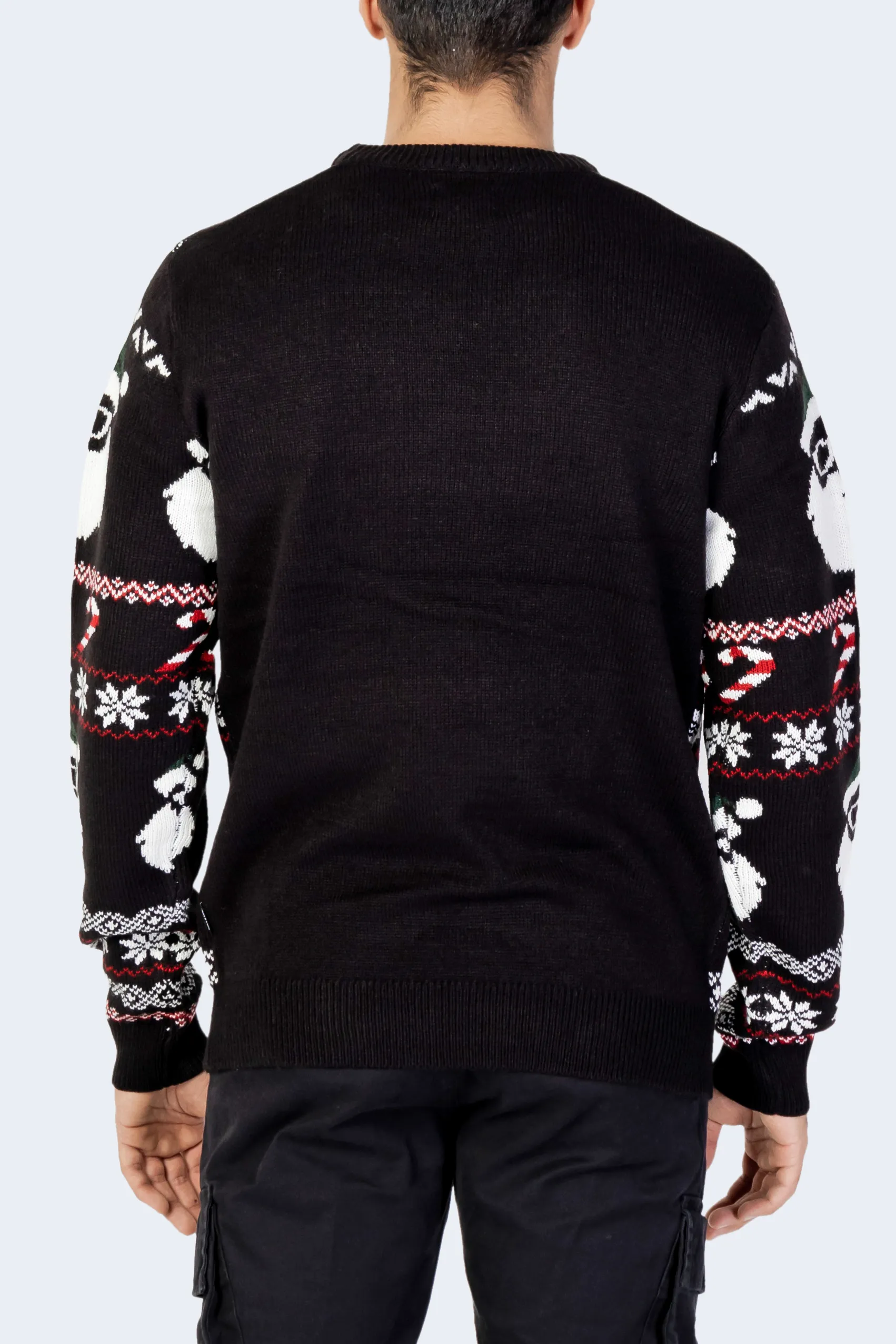 Maglione Only & Sons ONSXMAS SANTA JAQ REG CREW KNIT 3994 Nero