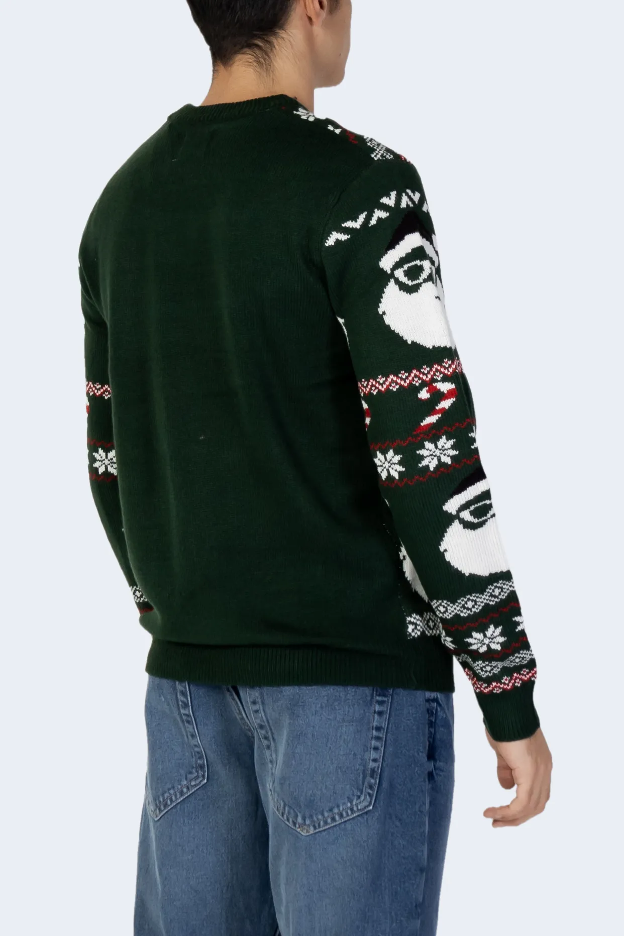 Maglione Only & Sons ONSXMAS SANTA JAQ REG CREW KNIT 3994 Verde