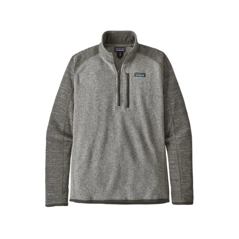 Maglione Uomo Better Sweater 1/4 Zip Patagonia (Nickel w/Forge Grey)