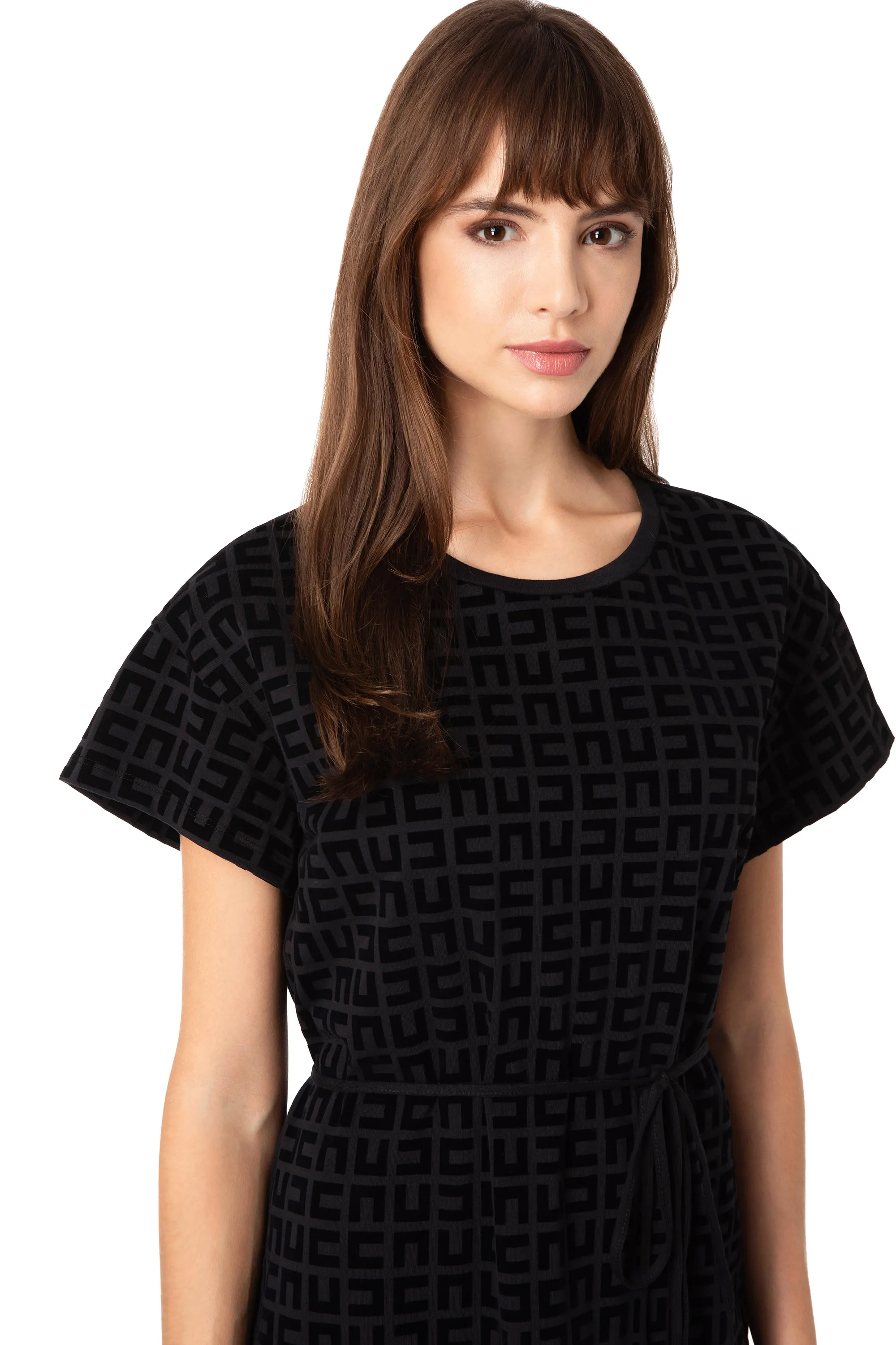 Maxi t-shirt abito a girocollo