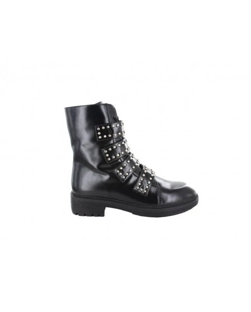MENBUR anfibi biker stivale scarpe in pelle borchie donna