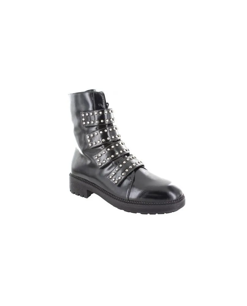 MENBUR anfibi biker stivale scarpe in pelle borchie donna