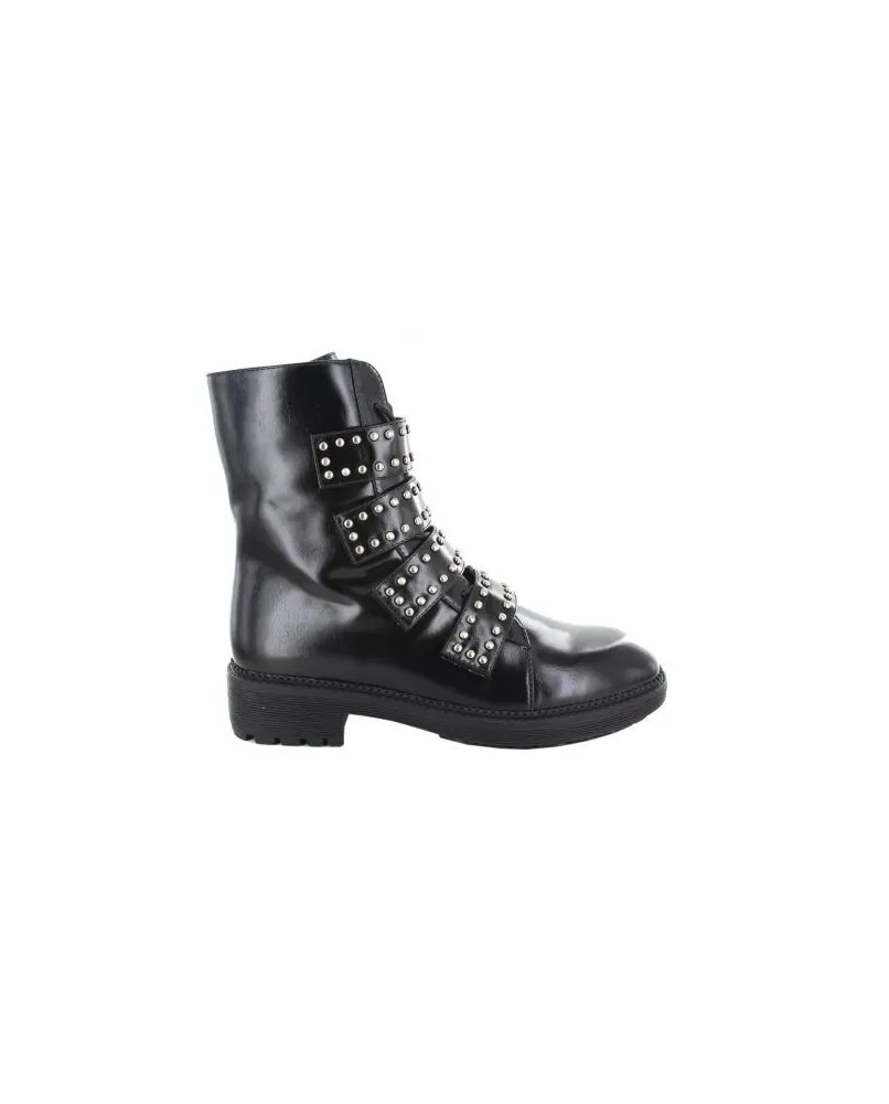 MENBUR anfibi biker stivale scarpe in pelle borchie donna