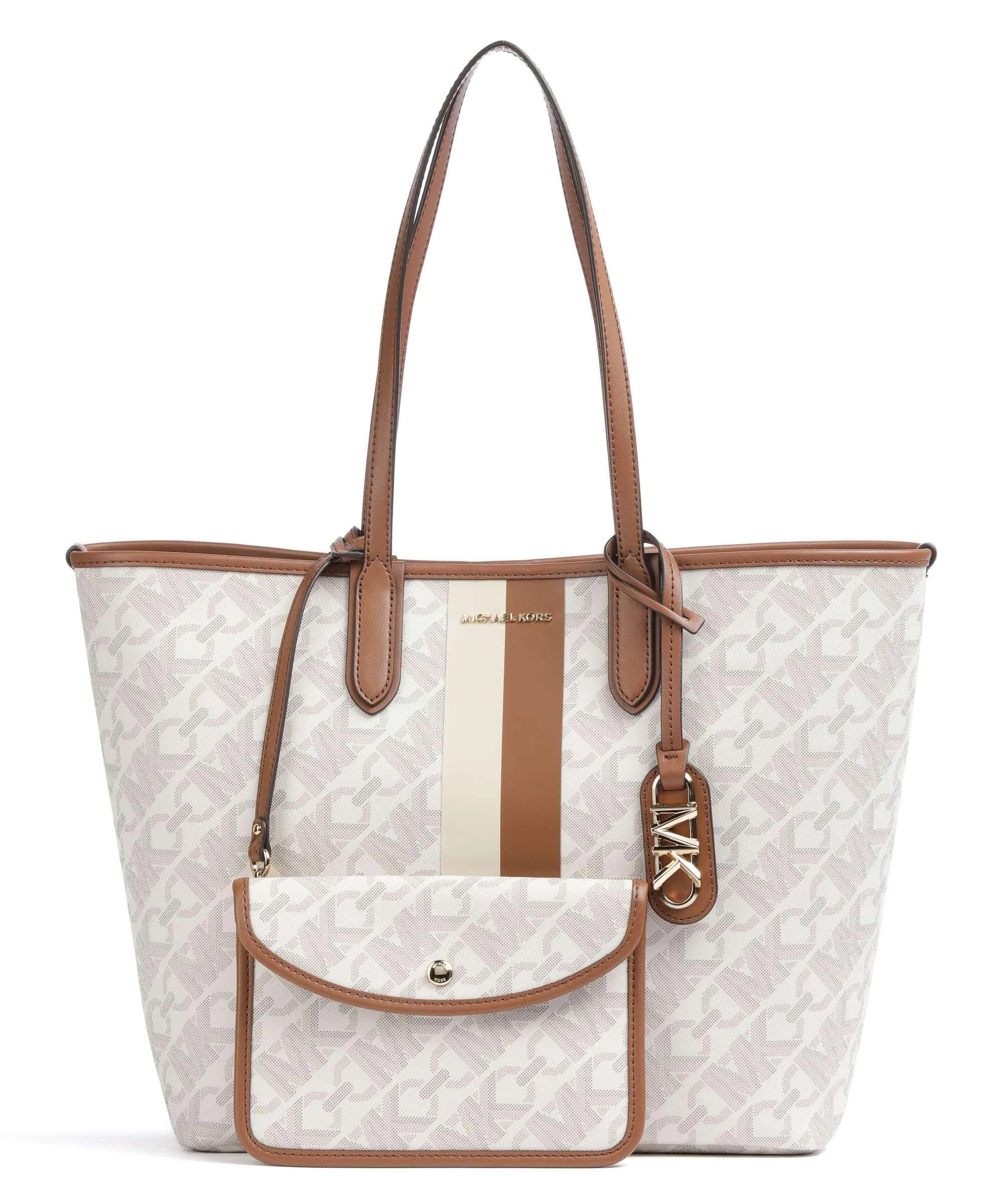  Michael Kors Eliza Borsa shopper tela avorio  