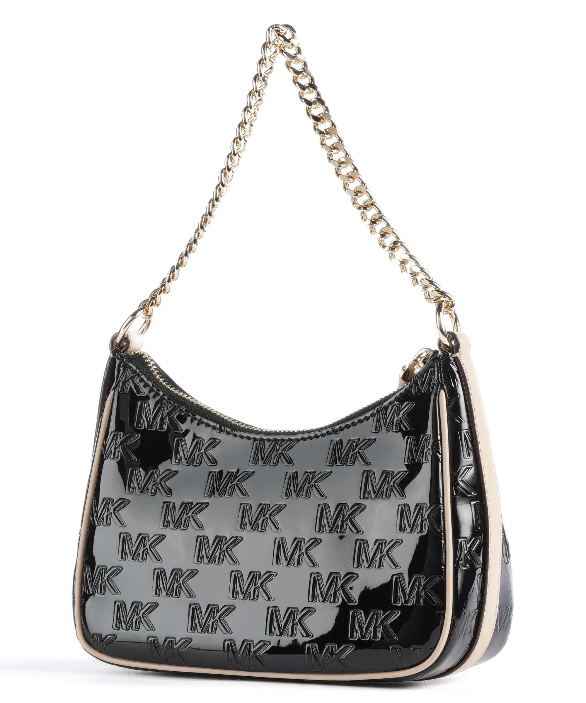  Michael Kors Jet Set Charm Borsa a spalla poliuretano nero  